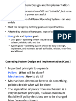 Chapter 2 OS Design and Implementation Debugging Generation and Booting