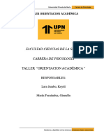 Taller Orientacion Academica