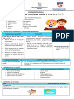 ESCRIBIMOS ORACIONES CON LA LETRA T Viernes 10 de Mayo 2024