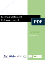 Environmental Risk Assessment Method Statement