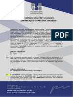 Contrato de Parceria - Pinheiro Vieira Advogados Associados