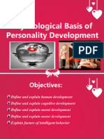 CHAPTER 9 Psychological Basis of Personality Development