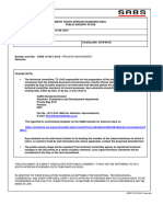 Laundry Standard SABS-TC1042 - N0033 - SANS10146