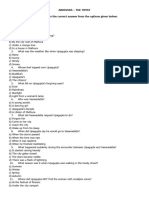 Abhisara - MCQs and RBQs