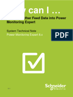 How Can I Import Weather Feed Data Into PME PDF