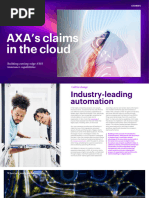 Accenture AXA Claims in The Cloud