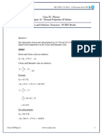 NCERT Solutions Class 11 Physics Chapter 10 Thermal Properties of Matter PDF