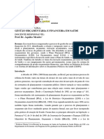 Texto - Gestão Orçamentária Sus - Prof - Áquilas Mendes