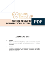 Manual de Limpieza, Desinfección y Esterilización 