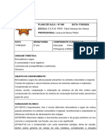 Plano de Aula - #060 Data:17/06/2024 ESCOLA: E.E.E.M. PROF. Fábio Nackpar Dos Santos PROFESSOR (A) : Larissa de Moura Pfeifer