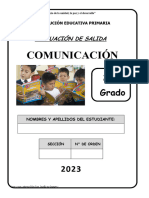 2do EVALUACIÓN DE SALIDA DE COMUNICACIÓN