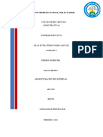 Informe Empresarial Plan Estretégica