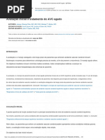 Avaliação Inicial e Tratamento Do AVC Agudo