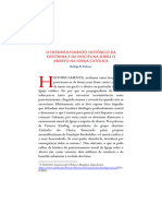 O Desenvolvimento Historico Da Doutrina e Da Disciplina Sobre o Aborto Na Igreja Católica