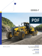 MotorGrader - GD955 7 - Brochure - English - EN GD955 7 BR0 1223 V1