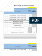 List Material Claim Lost & Reject - PT WIKA Rekayasa Kontruksi (Gudang Urea Cikampek)