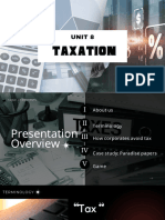 Unit 8 Taxation