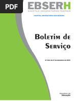 Boletim de Serviço Nº 442 - 01 de Dezembro de 2023