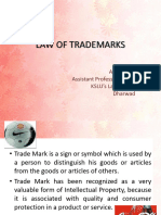 Law of Trademarks 2022