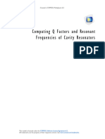 Models - Rf.cavity Resonators