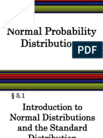 Chapter 5 Normal Probability First Half Complete