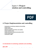 Chapter 4 Project Monitoring and Implementation