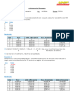 Trabalho de Administração Financeira