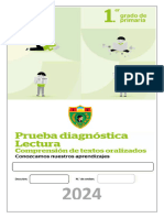 Evaluación de Diagnóstico - PRIMER GRADO