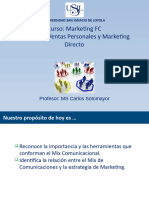 Sesion 25 Ventas Personales y Marketing Directo