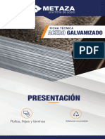 Metaza Ficha Tecnica Acero Galvanizado V2023