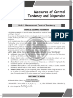 E-Book - Measures of Central Tendency & Dispersion