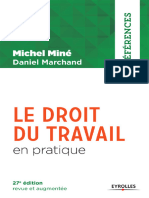 Le Droit Du Travail en Pratique Miné Michel, Marchand Daniel