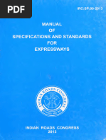 IRC SP 99 2013 Manual For Expressways PDF