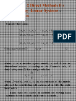 Chapter 2 Direct Methods For Solving Linear Systems