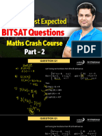 Session PDF 500 Most Expected BITSAT Questions Maths Crash Course