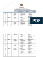 Escolas de II Turnos Plano Analitico, 5classe, Ed. Fisica