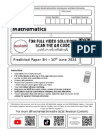 3H 2024 Edexcel Predicted Paper HKM 