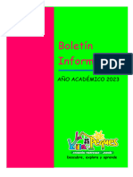 2023 - Boletin Informativo - Año Academico - La Villa de Los Peques