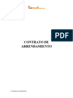 Contrato de Arrendamiento