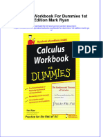 Calculus Workbook For Dummies 1st Edition Mark Ryan PDF Full Chapter