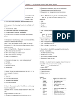 ENGLISH TEST CHAPTER 1-2 For TWELVETH GRADE