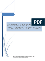 Module - La Politique de Capitaux Propres ATC