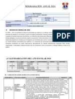 Progrmación Anaual 4to Sec - Comunicación - Iep Apóstol Santiago