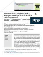 Premature Infants With Patent Ductus Arteriosus P