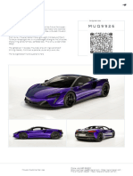 McLaren Artura Order MUQ9926 Summary 2024-01-13