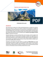 Programa Full Day Machupicchu Doble Extranjero 2024