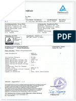 Certificado Tecnico Fusible Moreday