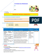 D5 A1 SESION MAT. Descubrimos Patrones Multiplicativos.