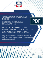 Plan de Desarrollo ISC - ITIC 2021 - 2024