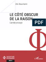 Alexandre Baumann - Le Côté Obscur de La Raison - L'Antéconcept-L'Harmattan (2021)